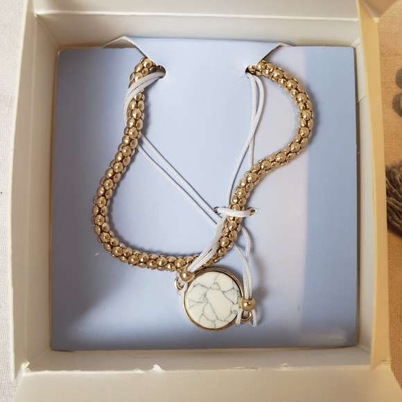 ♦️$15 ADD ON / BNIB Amelia Rue Cora 4-piece Bracelet Set Marble - Picture 4 of 4